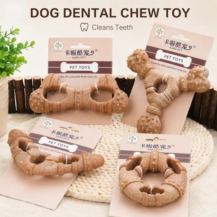 Jouet pour chien, bâton de dentition en forme d'os
