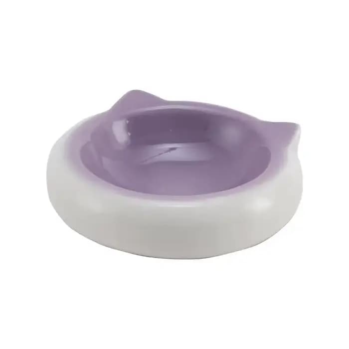 Bol en céramique pour chat en forme d'oreilles de chat mignonnes