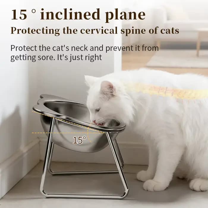Bol pour chat en acier inoxydable 304