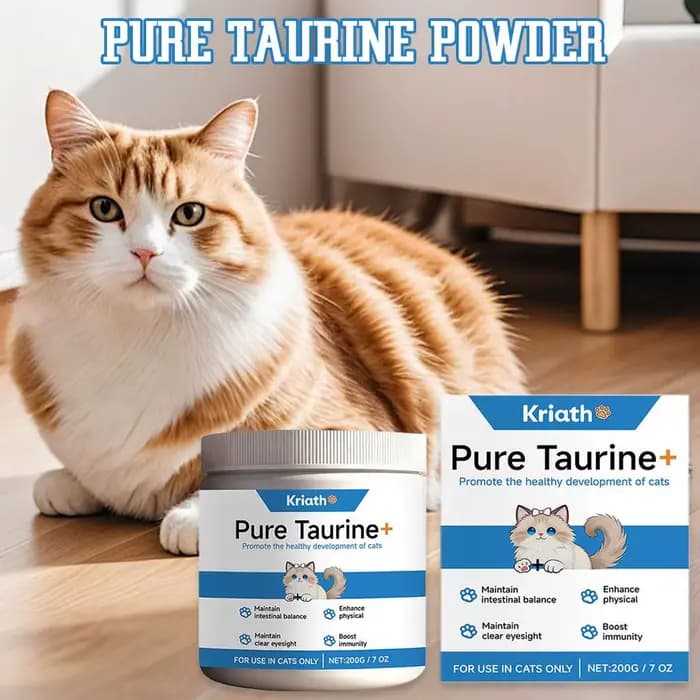Poudre de taurine pour chat