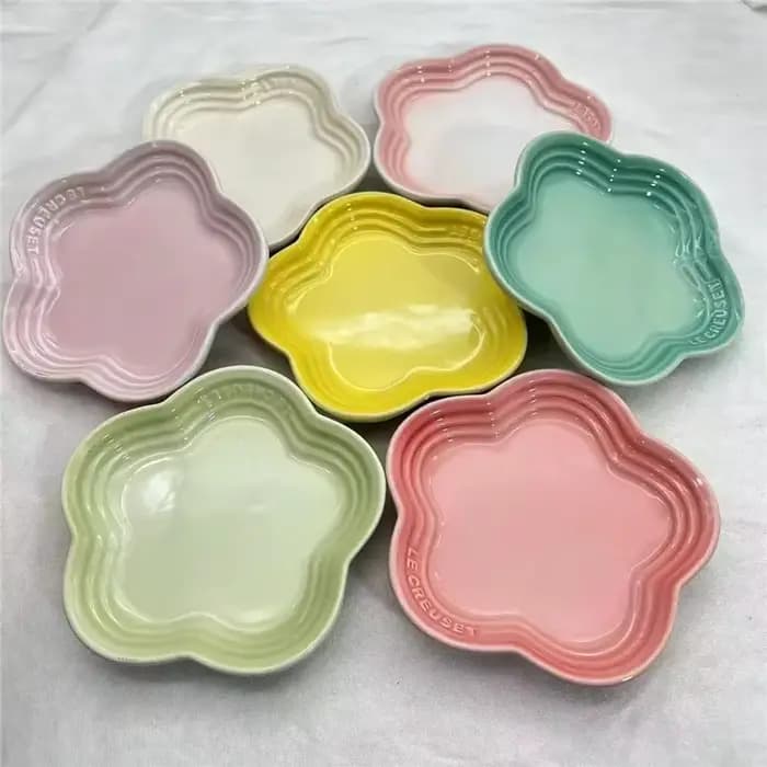 Disque en céramique en forme de fleur pour chat