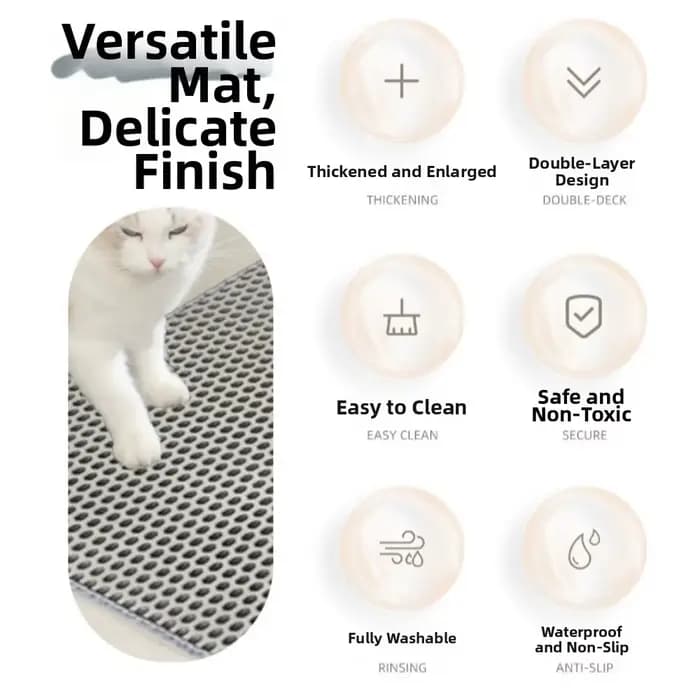 Nouveau tapis de litière pour chat en EVA