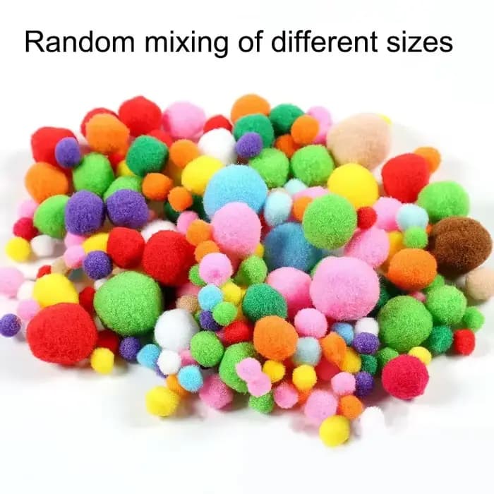 Pompons 8/10/15/20/25/30mm