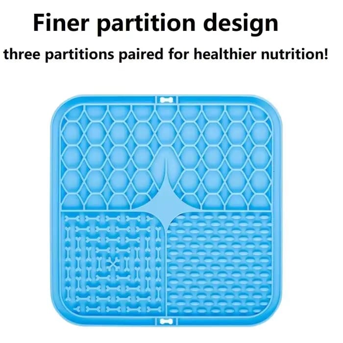 Tapis en Silicone pour animaux de compagnie, assiette de nourriture lente pour chiens, bain, distraction, ventouse, entraînement alimentaire, fournitures d'alimentation pour chiens