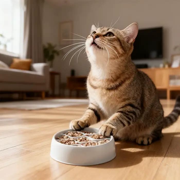 Bol de nourriture lente pour chien et chat