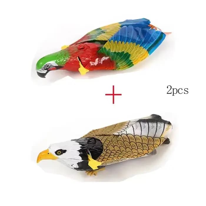 Jouet interactif pour chat : Aigle volant électrique suspendu