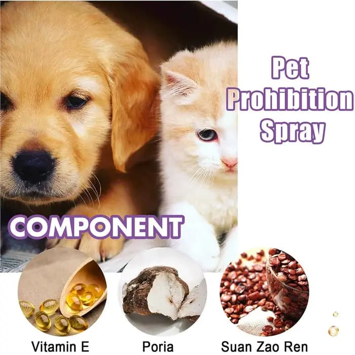Spray apaisant sûr pour chiens et chats