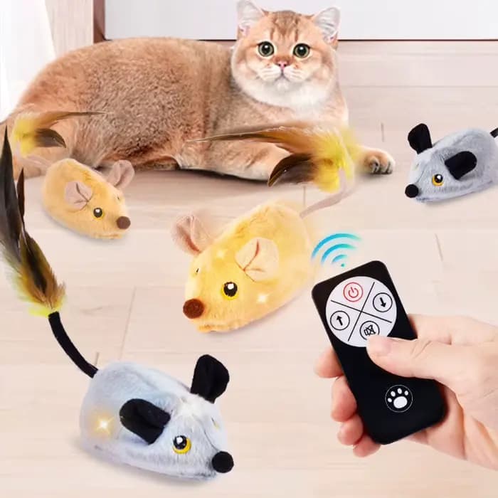 Jouets pour chats électroniques qui bougent