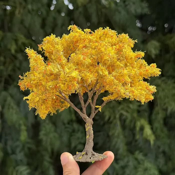 Modèle d'arbre miniature 10/15 cm pour micro-paysage
