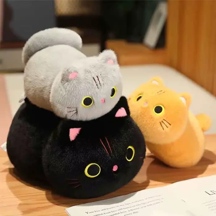 Peluche chat adorable de 25-50 cm