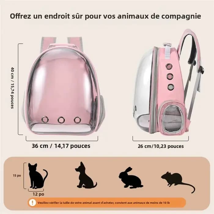 Sac à Dos pour Chat, Sac à Dos pour Chat en Plein Air