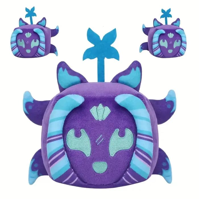 Jouet en peluche renard violet amusant