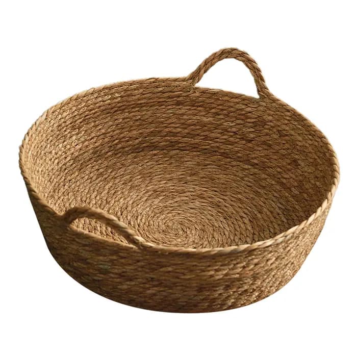 Panier de lit pour chat tissé à la main