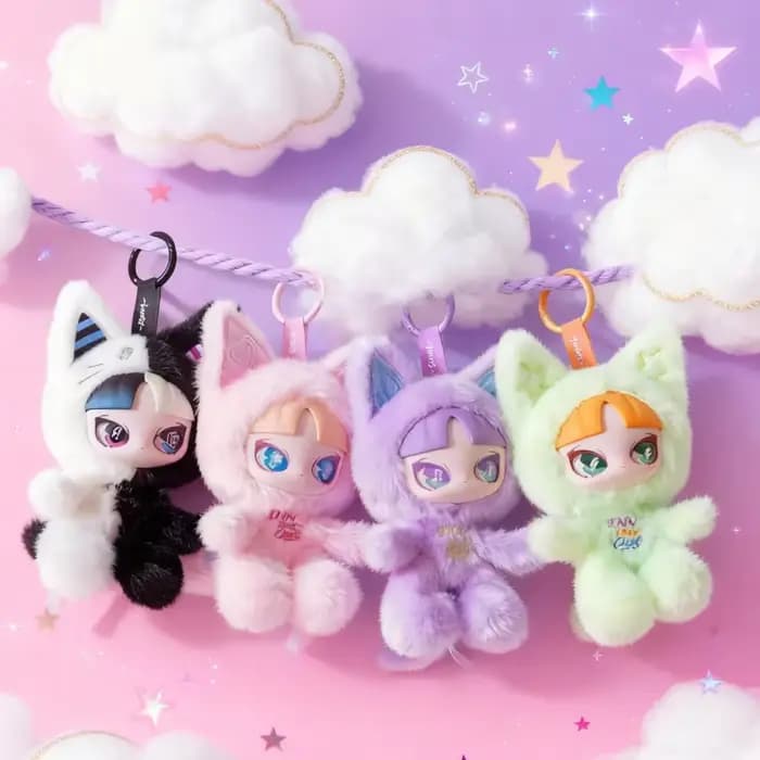 INNS Cat Inn Your Chat Series Boîte aveugle mystère, poupée en peluche en vinyle, figurine d'action, ornement de bureau, jouet de collection, cadeaux d'anniversaire