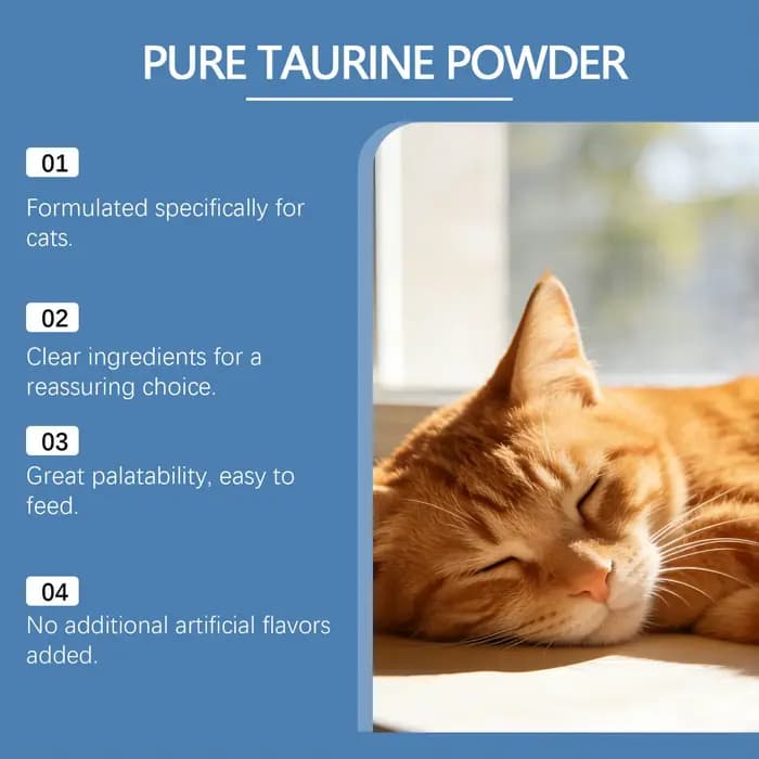  Poudre de taurine pour chats