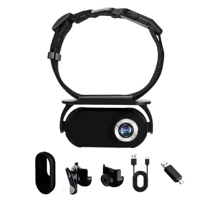 Caméra pour animaux de compagnie à rotation 360°
