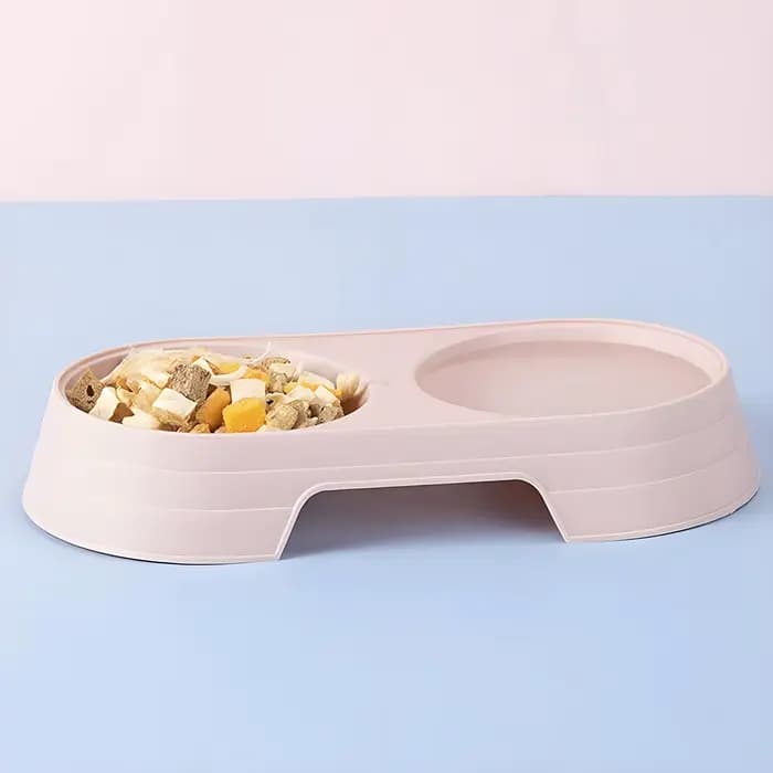 Bols doubles pour chiens et chats en PP de qualité supérieure