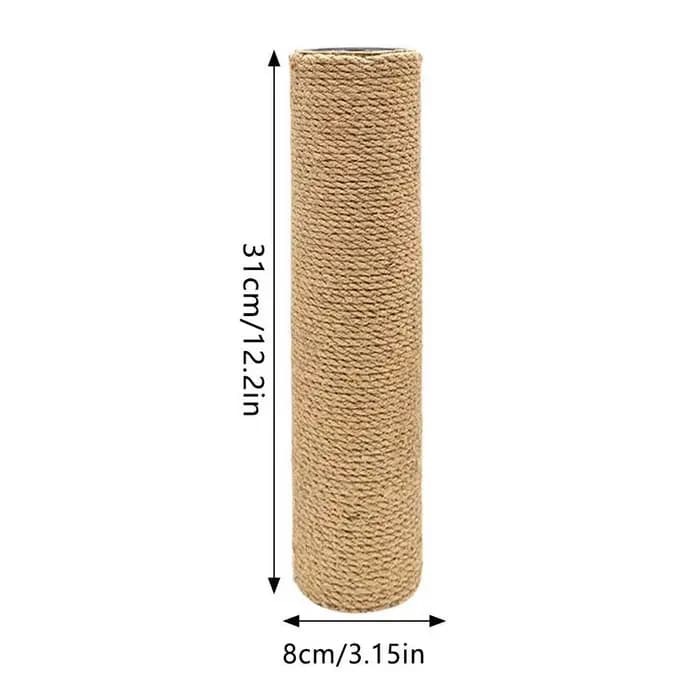 Poteau de remplacement en sisal naturel pour griffoir