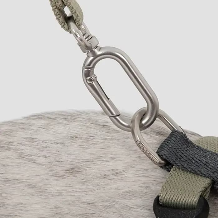 Harnais et laisse anti-évasion en forme de I pour chat HiDREAM – Contrôle facile sans étranglement pour la promenade en extérieur – Gilet anti-torsion pour chats