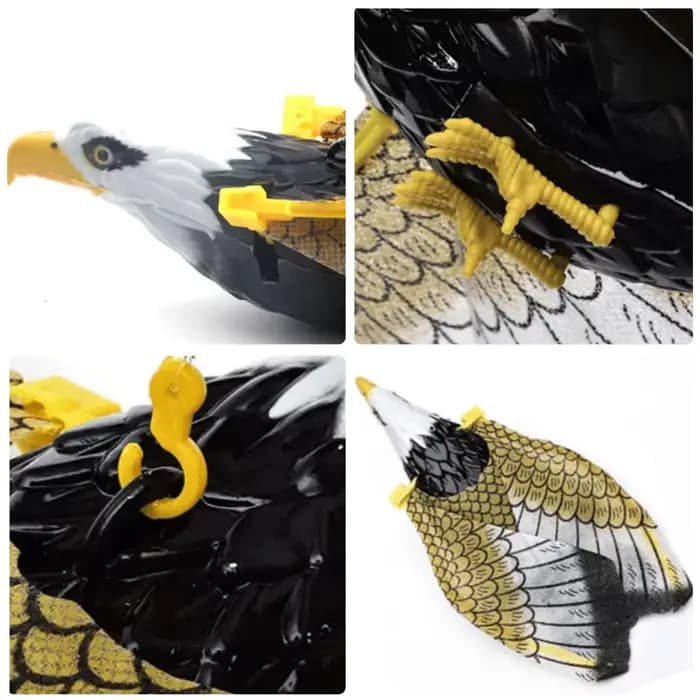 Jouet interactif pour chat en forme d'oiseau de simulation, amusant, à suspendre à la porte, avec corde à gratter automatique, bâton pour chat, jouet pour chat aigle, fournitures pour chats