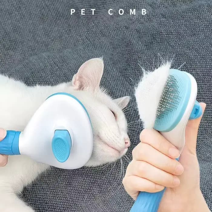 Brosse à poils pour chien et chat, peigne de toilettage et d'entretien, brosse pour chat en acier inoxydable, peigne pour chiens à poils longs, accessoires de nettoyage pour animaux de compagnie