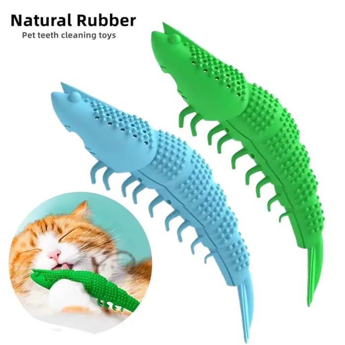 Brosse à dents en caoutchouc pour chat