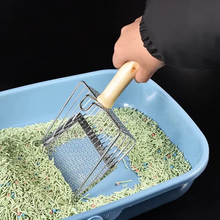 Pelle à litière pour chat 2 en 1