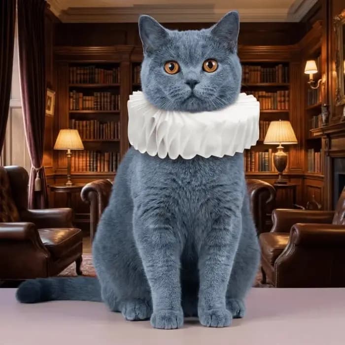 Collier pour animaux de compagnie à volants détachables Renaissance