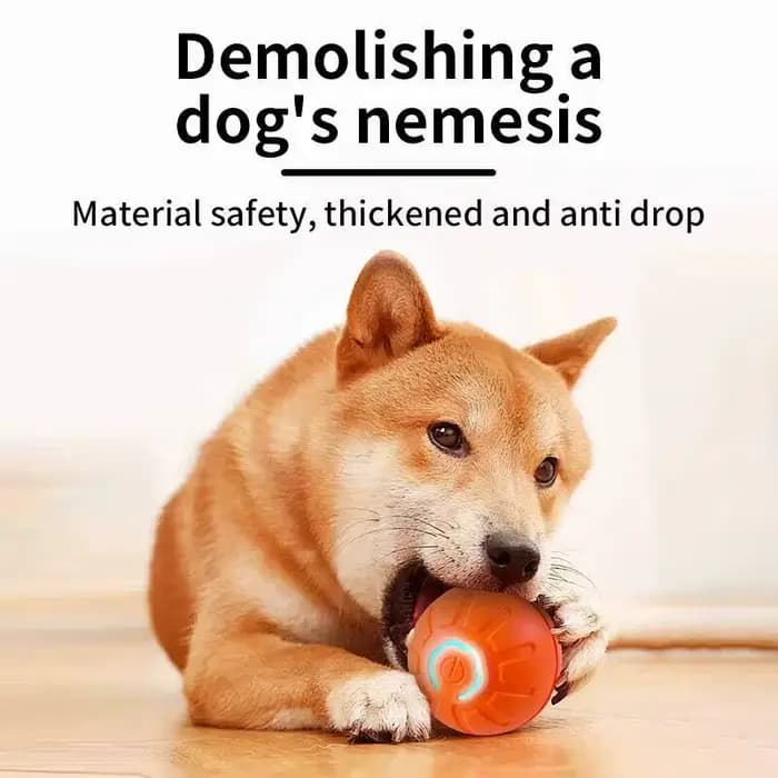 Balle de jeu intelligente pour chien, jouet électronique interactif pour animaux de compagnie, balle mobile USB, mouvement automatique, saut et rebond