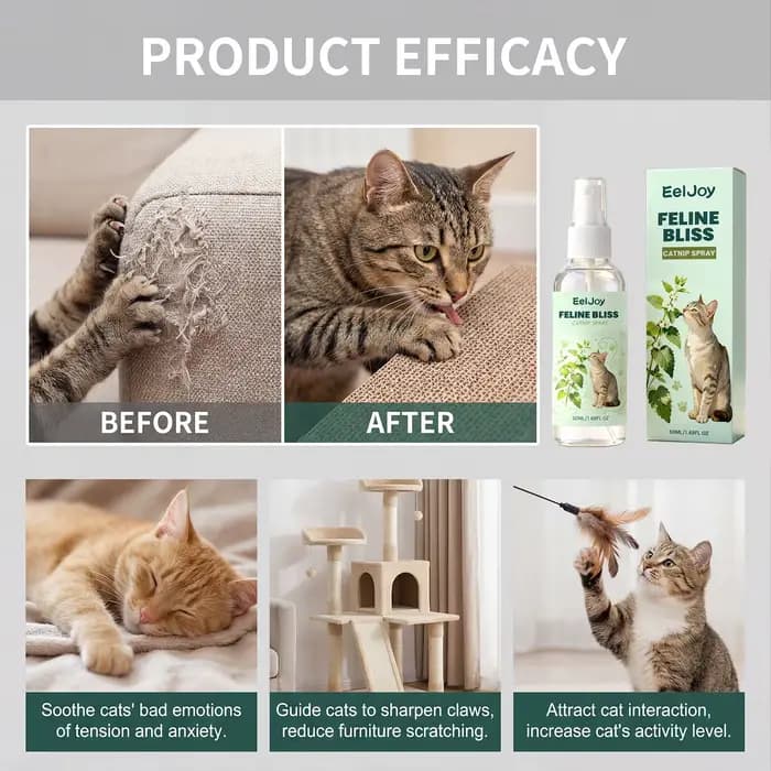 Spray apaisant pour chat avec extrait de catnip 50ml
