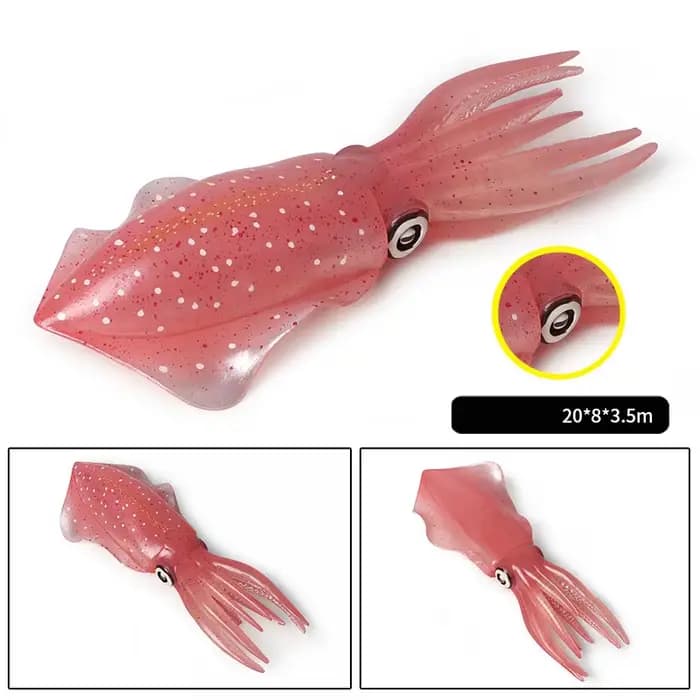 Nouveau modèle d'animaux marins Figurines jouet Simulation calmar poulpe crevette étoile de mer figurines d'action réalistes enfants jouet éducatif cadeau