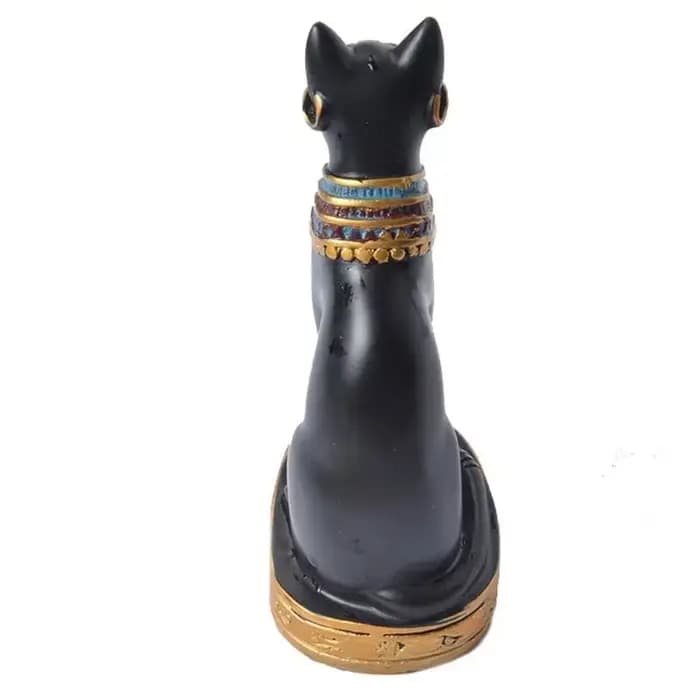 Ornement de statue de déesse de chat égyptien vintage