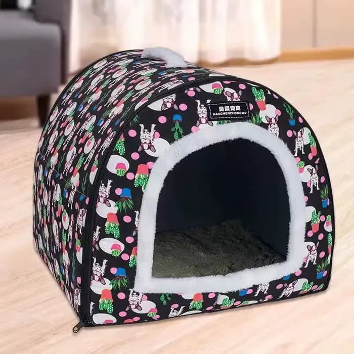 Litière pour chat semi-fermée thermique