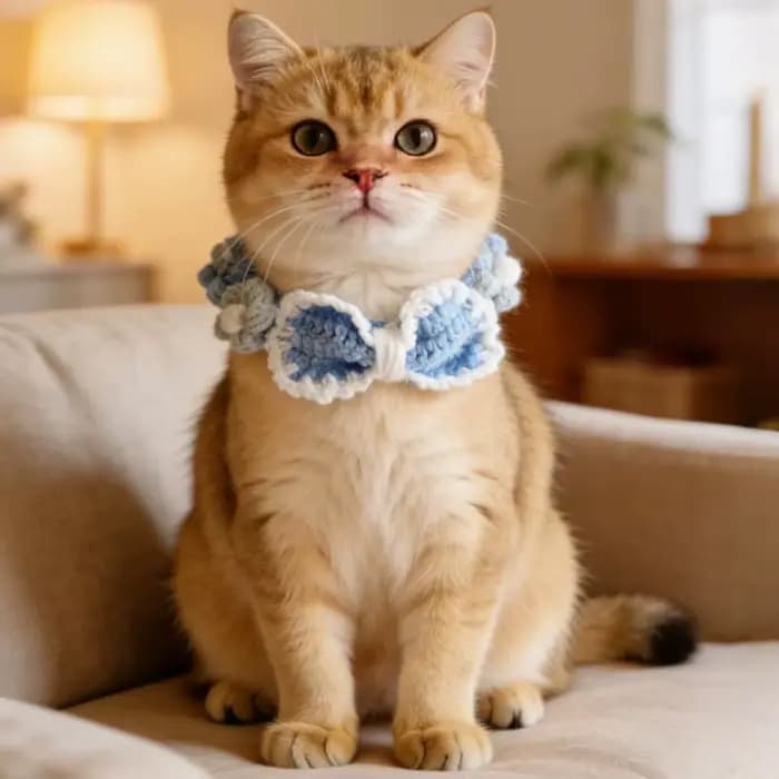 Collier tissé fait main pour animaux de compagnie