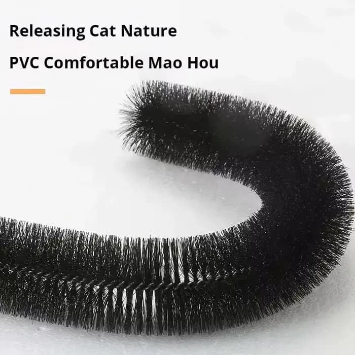 Jouet pour chat arc auto-groome Pamper félin avec un Massage toilettage brosse à friction avec tampon à gratter