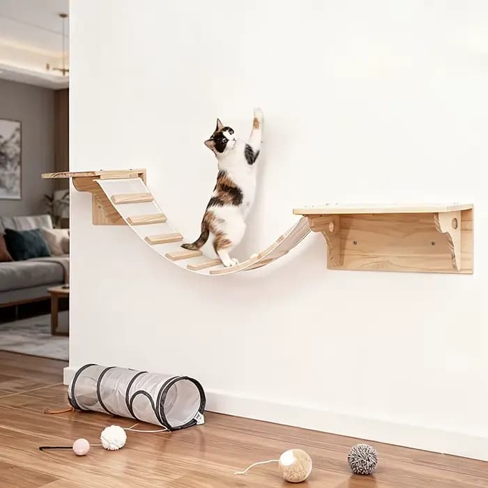 Étagères d'escalade murales pour chat