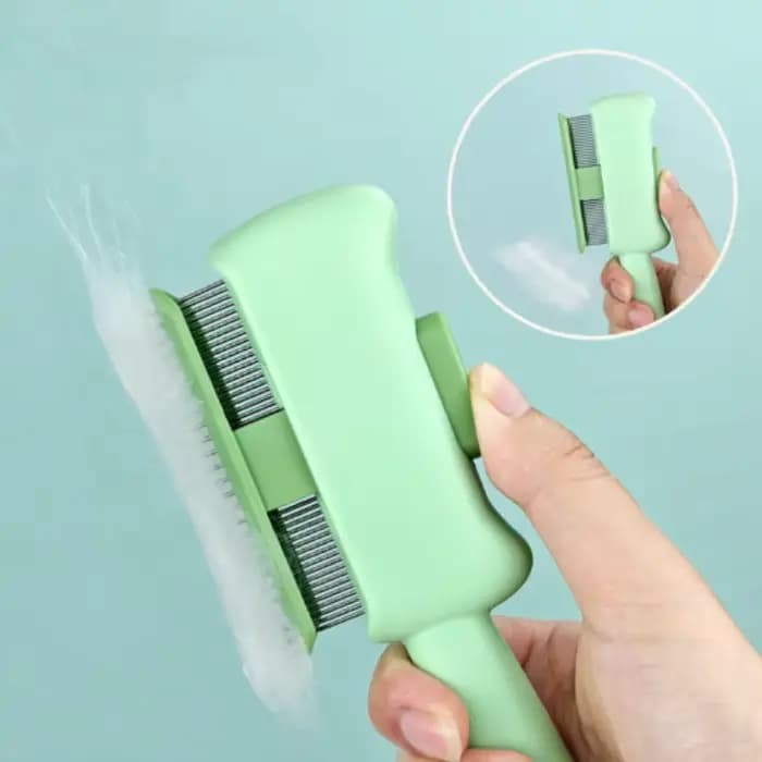 Brosse pour chat à poils courts et longs