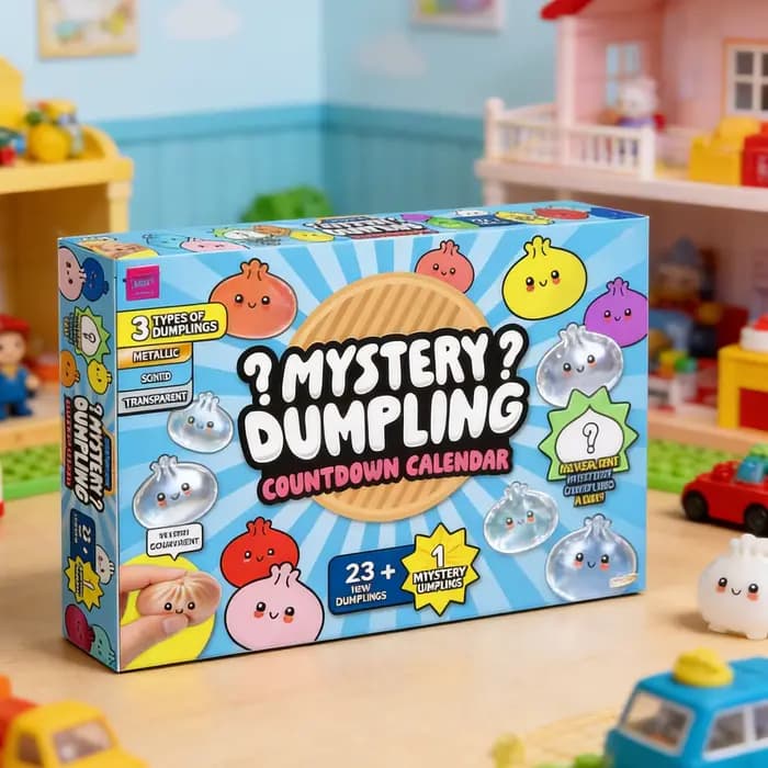 Jouet Squishy Ravioli, Boîte Mystère de Raviolis Bun Baozi