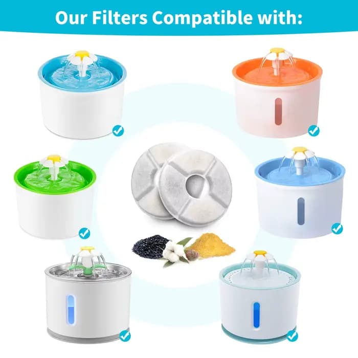 Remplacement de filtre de fontaine d'eau pour chat