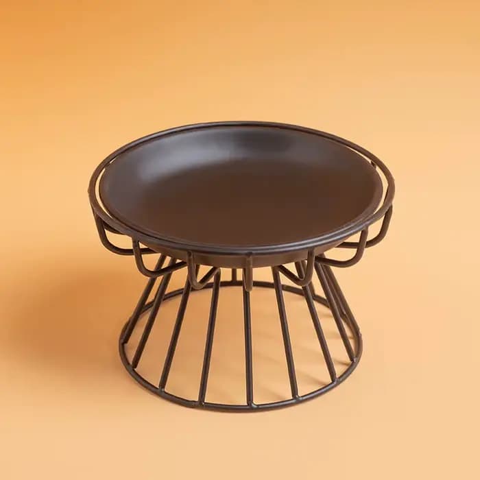 1 ensemble (1 support + 1 bol) bol en céramique pour chat de grande hauteur
