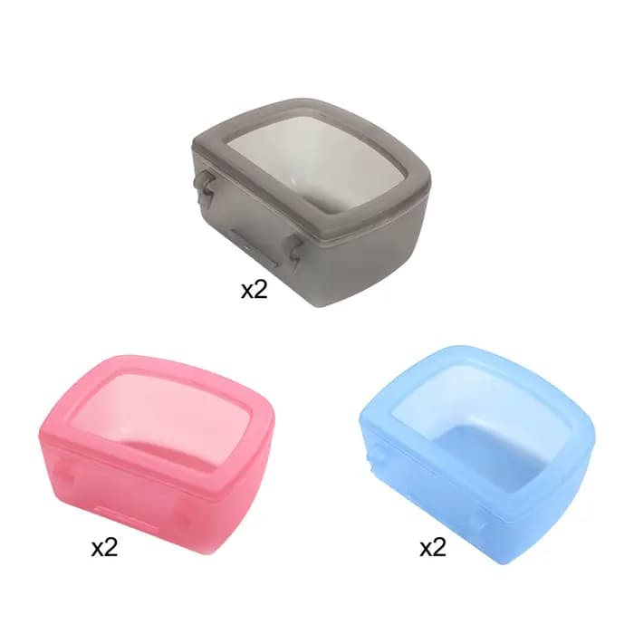 Bols de Cage de chenil pour animaux de compagnie, 2 pièces, pour cages ou caisses métalliques, bol de transport pour animaux de compagnie, eau