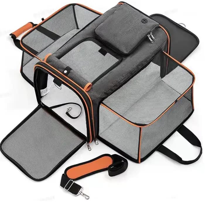 Sac de voyage pliable de grande capacité pour chat