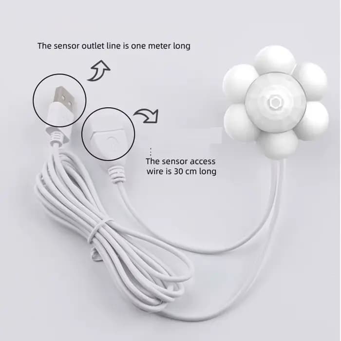 Fontaine à eau intelligente pour chat avec capteur de mouvement