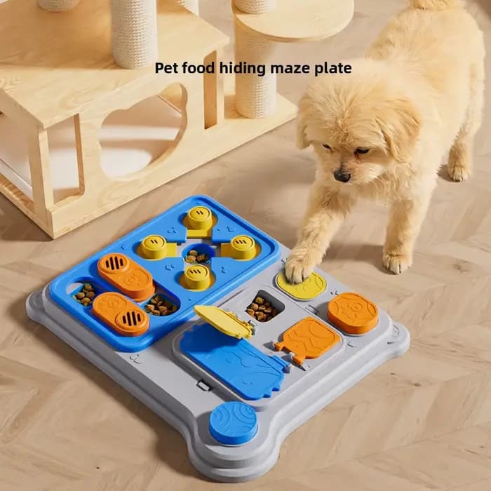 Jouet d'entraînement cérébral et distributeur de nourriture pour chien