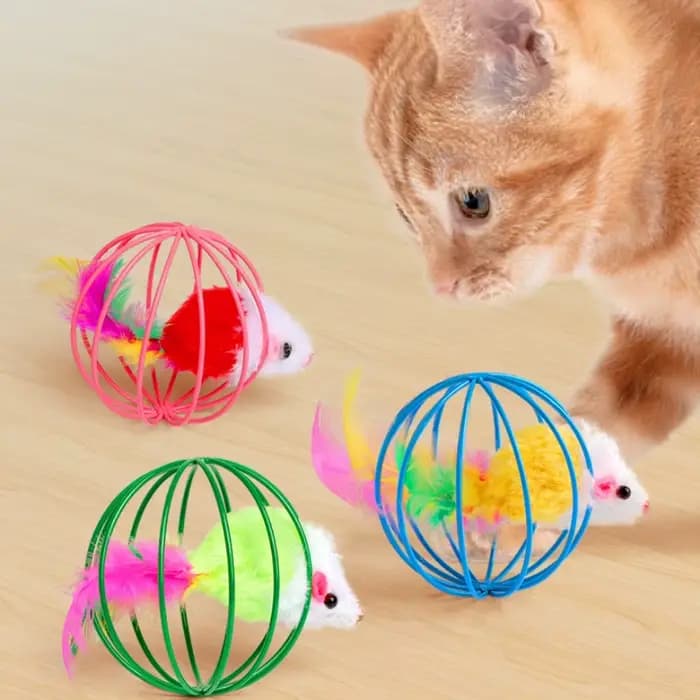 Balles de jouet pour chat