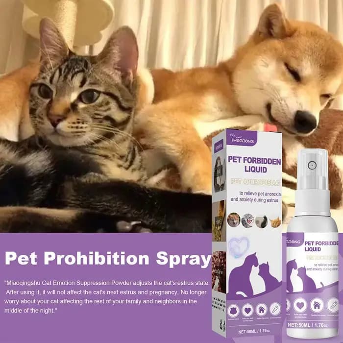 Spray apaisant sûr pour chiens et chats