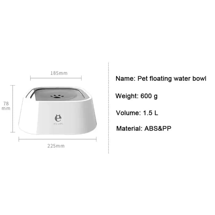 Bol flottant pour animaux de compagnie