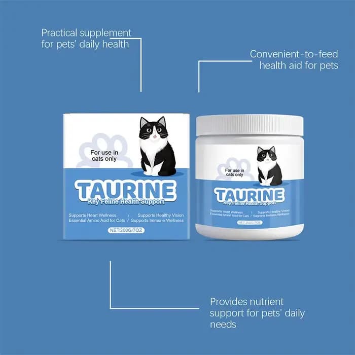 Poudre de taurine pour chats