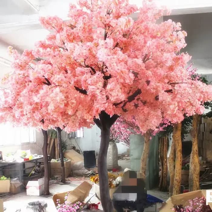 Simulation d'arbre à cerisier double couche