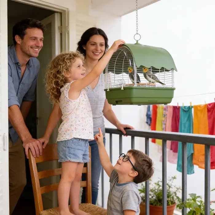 Cage de Transport respirante pour petite Villa